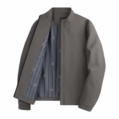Mock Neck Casual Jacket